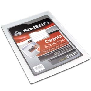 Carpeta Rhein Schnell A4 Vinílica Transparente  (Disponible solo en Punta Arenas)