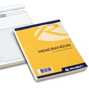 Memorandum Rhein Duplicado  (SA)