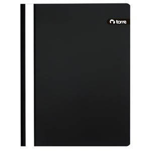 Carpeta Torre Plastic File Carta Negra (SA)