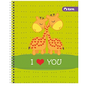 Cuaderno Universidad  Torre Clasico Mujer 7mm 100Hj  (SA)