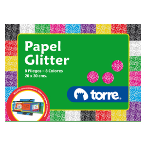 Carpeta Papel Glitter Torre Imagia  (SA)