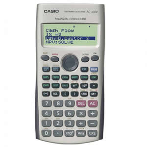 Calculadora Financiera Casio FC-100V  (SA)