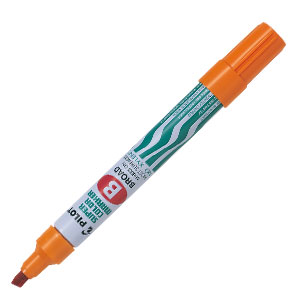 Marcador Permanente Pilot Punta Biselada Naranja (SA)