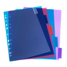 Separador Datazone A-4 Plástico 5 Posiciones (Disponible Solo Punta Arenas)