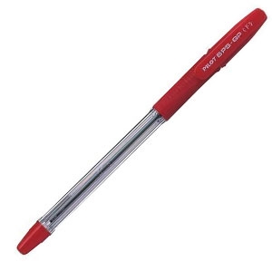 Lápiz Pasta Pilot Bps Grip 0.7 Rojo (SA)