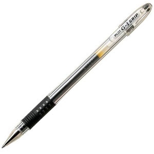 Lápiz Tinta Gel Pilot G-1 Grip 0.7 Negro  (Disponible solo en Punta Arenas)