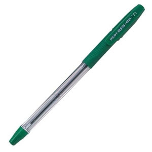 Lápiz Pasta Pilot Bps Grip 0.7 Verde (SA)