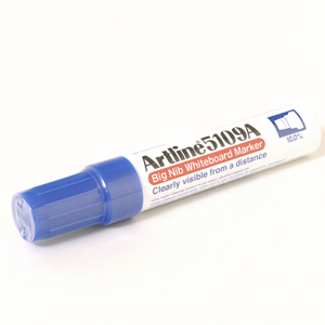 Marcador de Pizarra Jumbo Artline 5109A Punta Biselada Azul  (SA)