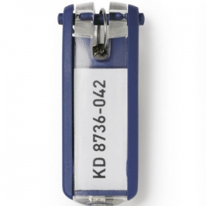 Llavero Durable con Etiqueta Visible Azul (6 Llaves)  (Disponible solo en Punta Arenas)