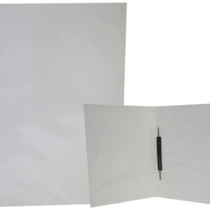 Carpeta Plastificada con Acco Blanco (SA)