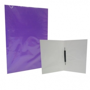 Carpeta  Plastificada Ja C/Gusano  Lila (SA)