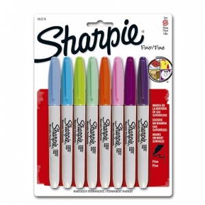 Marcador Permanente Sharpie Fine Set 8 Colores (SA)