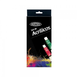 Pintura Artel Acrilica 12 Colores   (Disponible desde I - IX Región ) (SA)