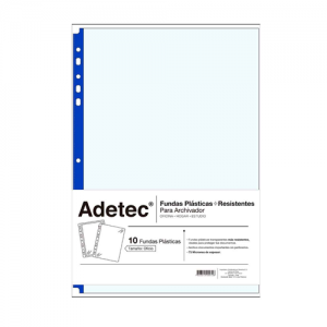 Funda Adetec Tamaño Oficio 75 mc 10 un  (SA)