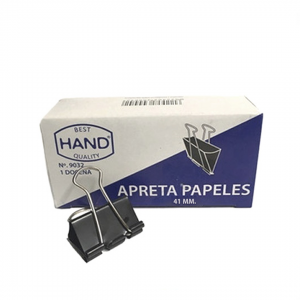 Apretador Hand Negro 41mm 12 un   (SA)