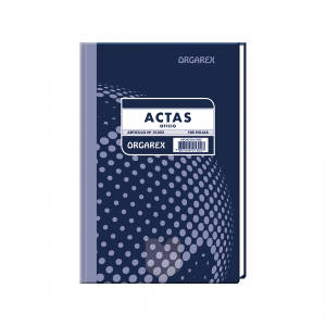 Libros Actas Orgarex Composición Oficio 100hj  (SA)
