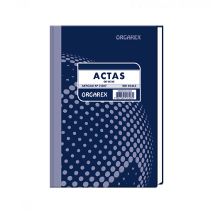 Libros Actas Orgarex Composición Oficio 200 hj  (SA)