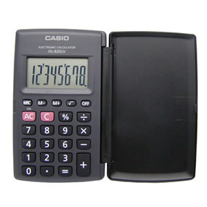 Calculadora Casio HL-820LV BK 8 Digitos (SA)