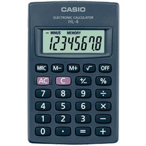 Calculadora Casio HL-4A-W 8 Digitos  (SA)