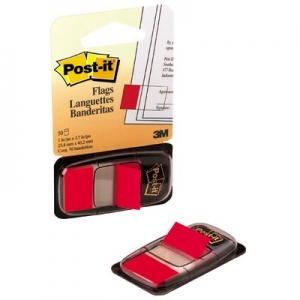 Banderita 3M Post It 680-1 Rojo  (Disponible solo en Punta Arenas)