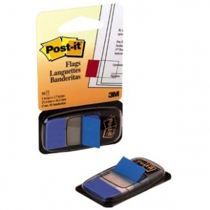 Banderita 3M Post It 680-2 Azul  (Disponible solo en Punta Arenas)