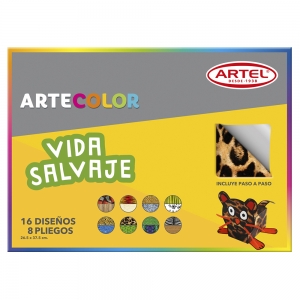 Carpeta Artel Vida Salvaje 26x37cm 8hjs   (Disponible desde I - IX Región ) (SA)