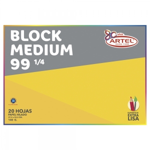 Block de Dibujo Artel Médium 99 1/4 20hj   (SA)