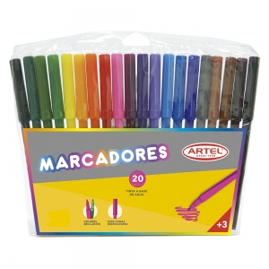 Marcadores de Colores Artel 20 Unidades   (SA)
