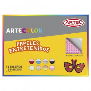 Carpeta Papeles Entretenido Stylo Artel 16 hojas   (SA)