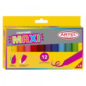 Crayon Artel Jumbo 12 Colores   (Disponible desde I - IX Región ) (SA)