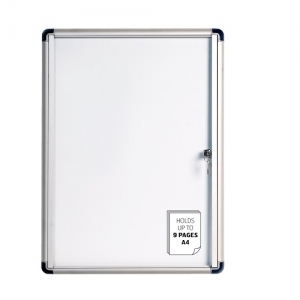 Diario Mural Bisilque Vitrina Magnética Aluminio 49x66cm c/Llave