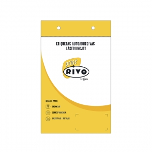 Etiqueta Rivo Print 70x35 Blanca 25hjs  (SA)