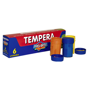 Témpera Proarte 6 colores (SA)