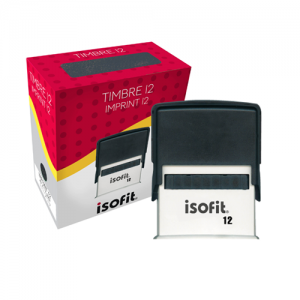 Timbre Isofit Nº12 Negro  (Disponible desde I - IX ) (SA)