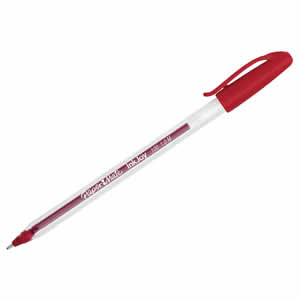 Lápiz Pasta Paper Mate Kilométrico 100 Cristal Rojo  (Disponible solo Punta Arenas)