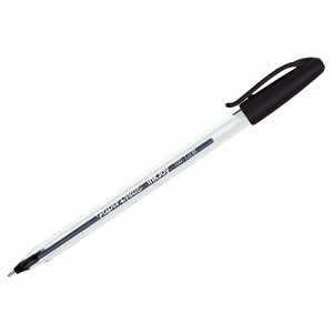 Lápiz Pasta Paper Mate Kilométrico 100 Cristal Negro (SA)