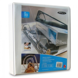 Archivador Wilson Jones Blanco Carta 3anillox2  (SA)