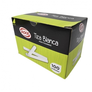 Tiza Blanca para Pizarra Adix 100 Unidades  (SA)