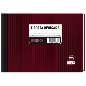 Libreta Apaisada Buho 100 Hjs (SA)